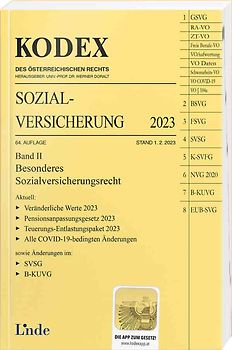 KODEX Sozialversicherung 2023, Band II