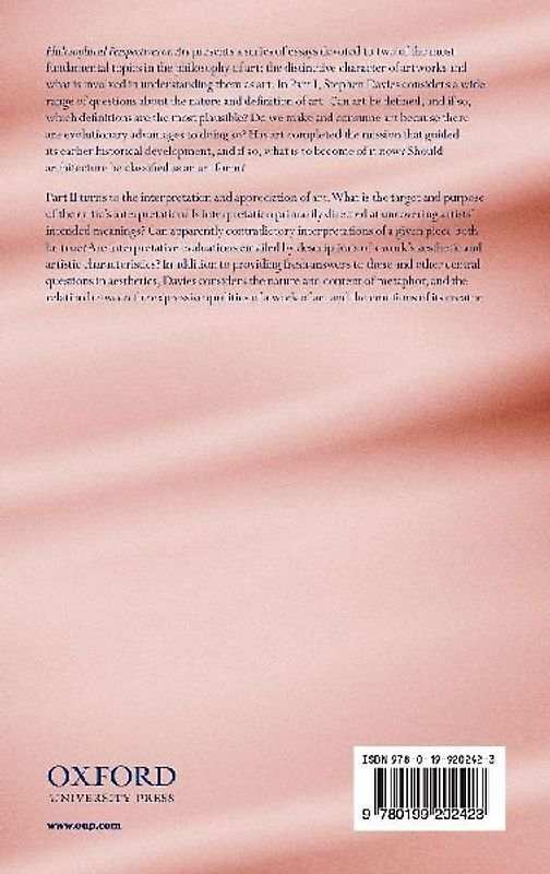 Philosophical Perspectives on Art C