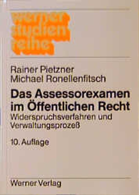 Das Assessorexamen im öffentlichen Recht