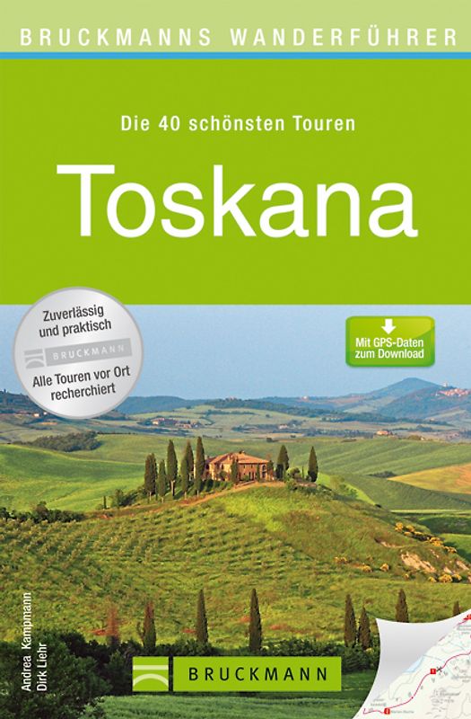 Bruckmanns Wanderführer Toskana