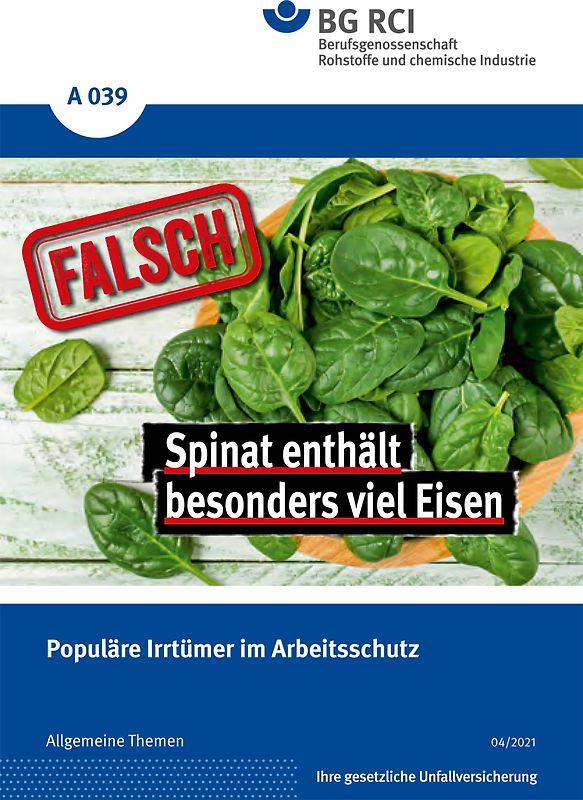 A 039 Populäre Irrtümer im Arbeitsschutz