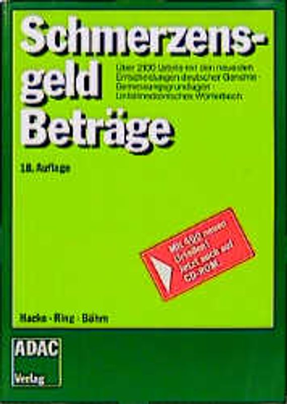 Schmerzensgeldbeträge