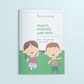 English with a lot of fun: Family, friends and pets