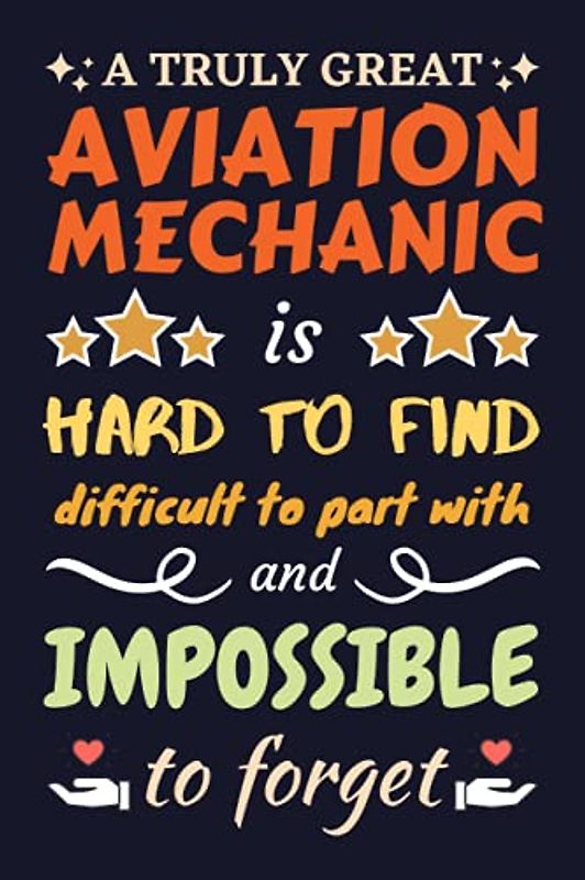 Aviation Mechanic Gifts: Blank Lined Notebook Journal Diary Paper, a Funny and Appreciation Gift for Aviation Mechanic to Write in