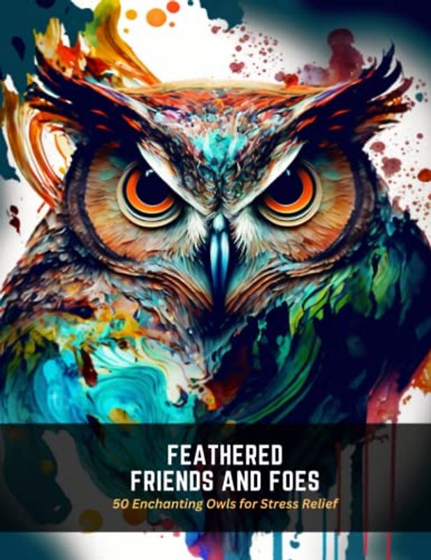 Feathered Friends and Foes: 50 Enchanting Owls for Stress Relief