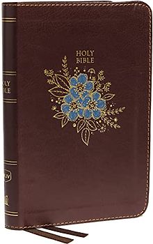 NKJV, Thinline Bible, Compact, Imitation Leather, Burgundy, Red Letter Edition