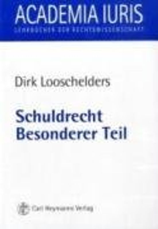 Schuldrecht Besonderer Teil