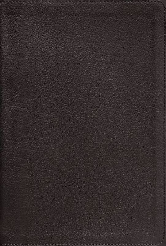 NIV Application Bible, Genuine Leather, Calfskin, Black, Red Letter, Thumb Indexed, Comfort Print