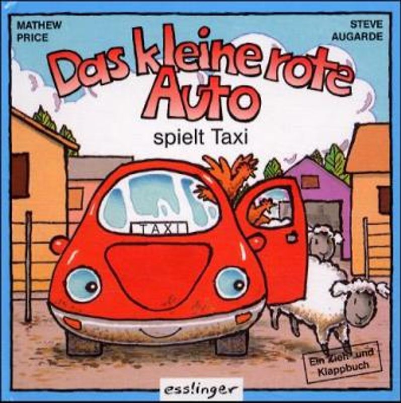 Das kleine rote Auto spielt Taxi