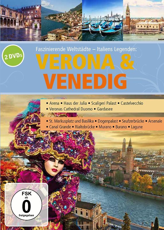 Faszinierende Weltstädte - Verona & Venedig [2 Discs] DVD