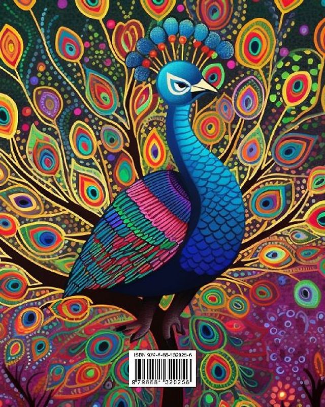 Fugl mandalaer | Malebog for voksne | Antistress-mønstre, der fremmer kreativiteten