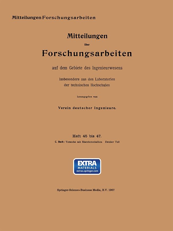 Versuche mit Eisenbetonbalken