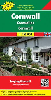 Cornwall, Autokarte 1:150.000, Top 10 Tips