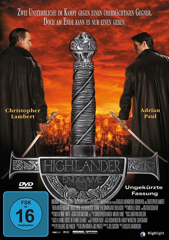 Highlander: Endgame DVD
