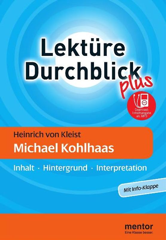 Heinrich von Kleist: Michael Kohlhaas - Buch mit MP3-Download