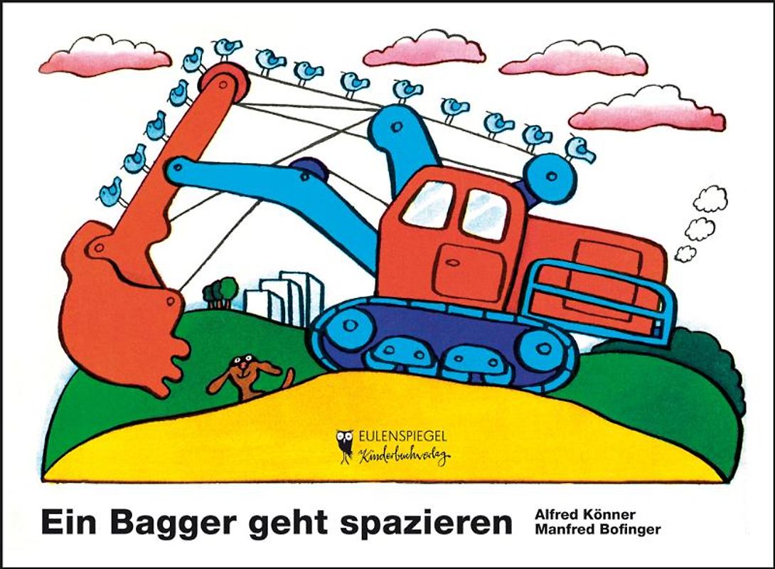 Ein Bagger geht spazieren