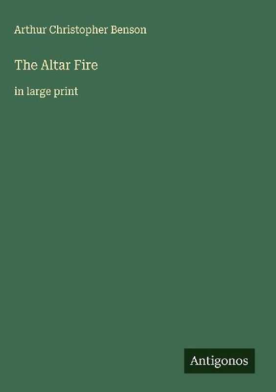 The Altar Fire