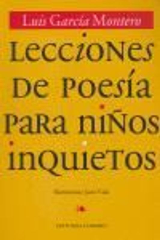 Lecciones de poesía para niños inquietos