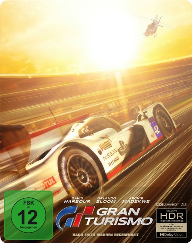 Gran Turismo [Steelbook Edition, inkl. Blu-ray] 4K Ultra HD Blu-ray