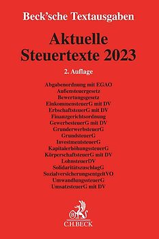 Aktuelle Steuertexte 2023
