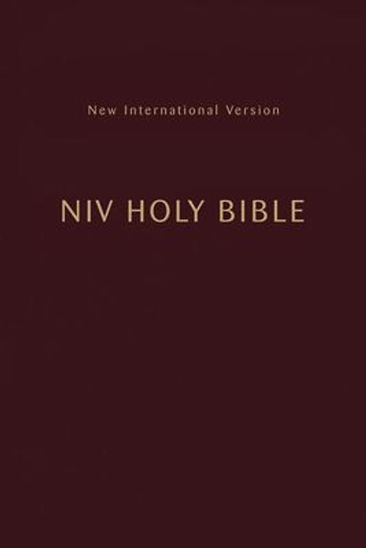 Niv, Holy Bible, Compact, Paperback, Burgundy, Comfort Print
