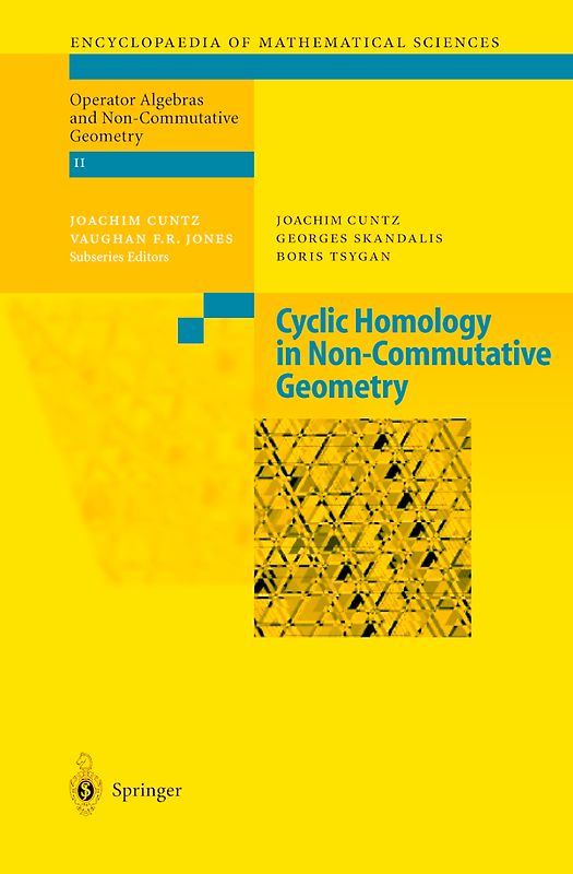 Cyclic Homology in Non-Commutative Geometry