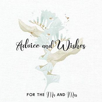 Advice and Wishes For the Mr and Mrs: Guestbook . Bridal Wedding Shower Activity . Well Wishes Cards . Wedding Wishing Advice Cards . Bridal Shower ... Addition to Your Wedding Reception Decoration