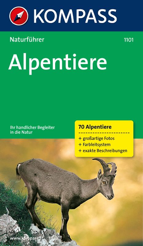 KOMPASS Naturführer Alpentiere