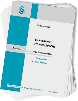 Die Karteikarten Handelsrecht