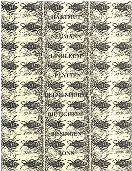 Hartmut Neumann. Linolplatten