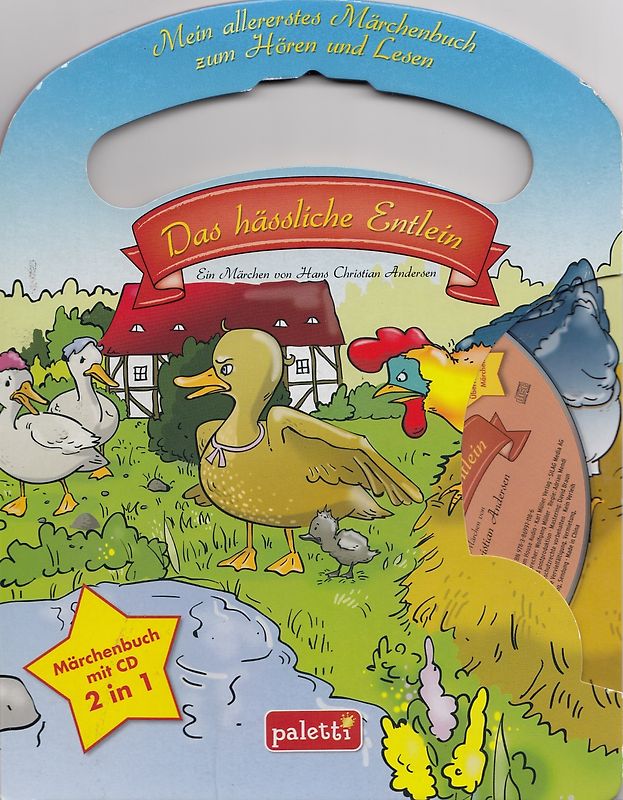 Mein allererstes Märchenbuch zum Hören und Lesen: Das hässliche Entlein - Hans Christian Andersen [Pappbilderbuch, inkl. CD]