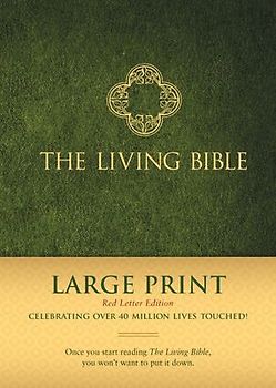 The Living Bible Large Print Red Letter Edition