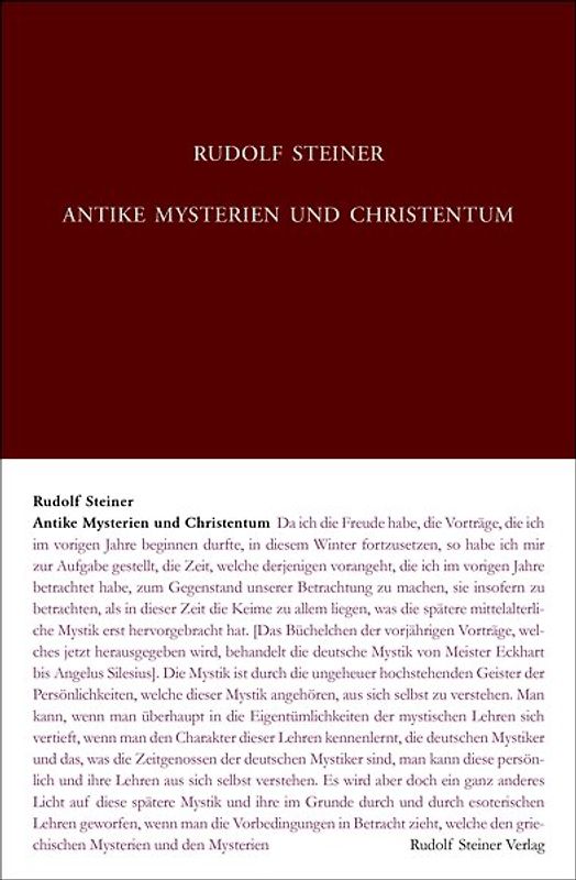 Antike Mysterien und Christentum