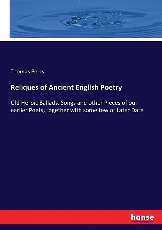 Reliques of Ancient English Poetry