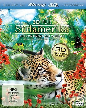 3D Pur - Südamerika - Ein Kontinent der Wunder [Collector's Edition] 3D Blu-ray Disc