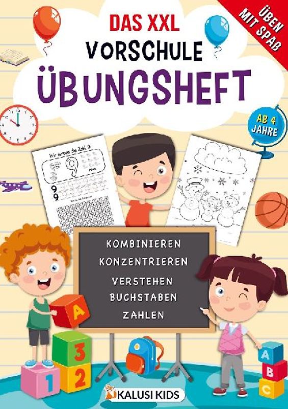 Das XXL Vorschule Übungsheft ab 4 jahre