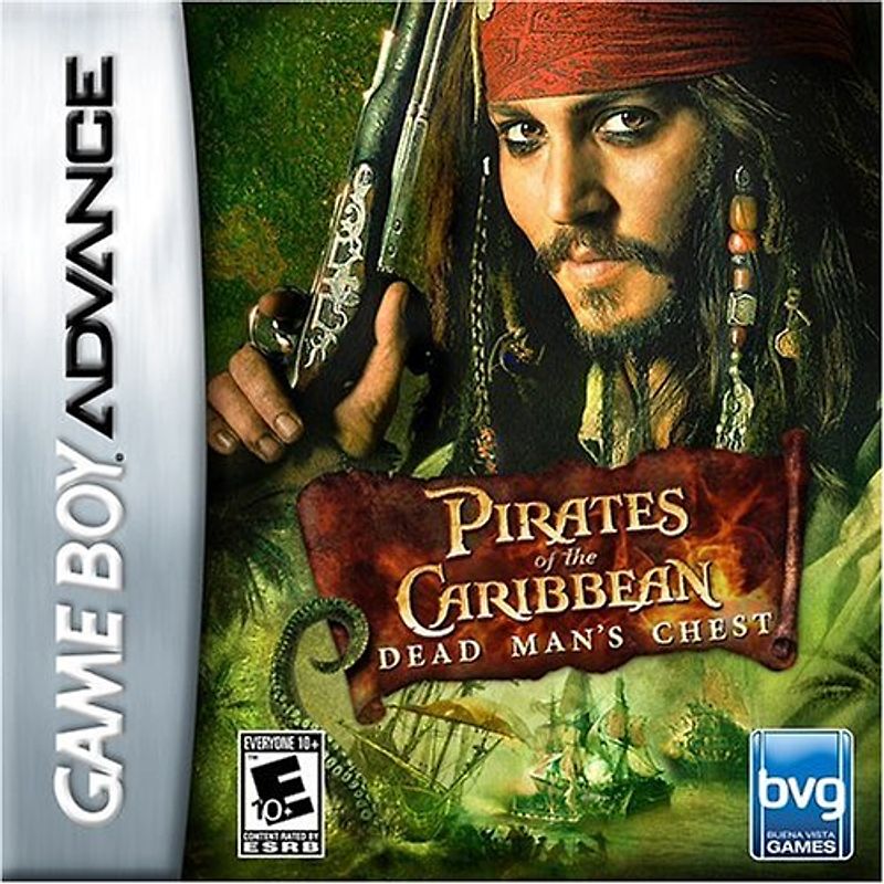 Pirates of the Caribbean Dead Man's Chest Nintendo Game Boy Advance