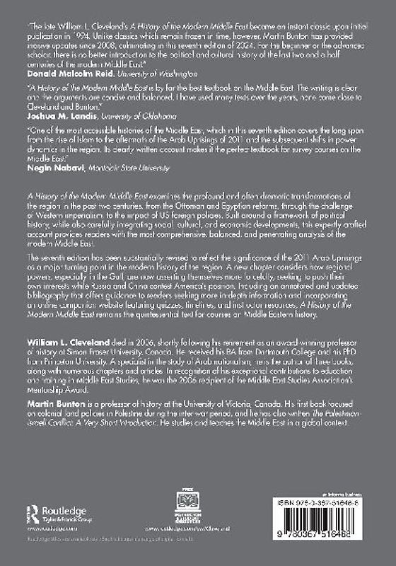 A History of the Modern Middle East