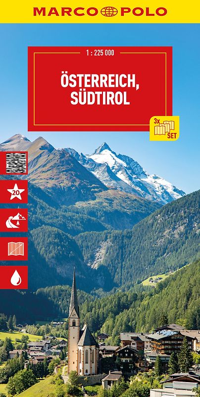 MARCO POLO Kartenset Österreich, Südtirol 1:225.000