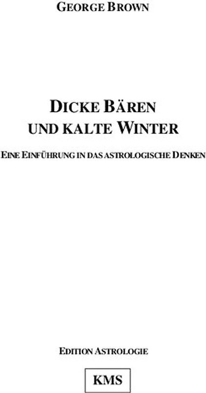 Dicke Bären und kalte Winter