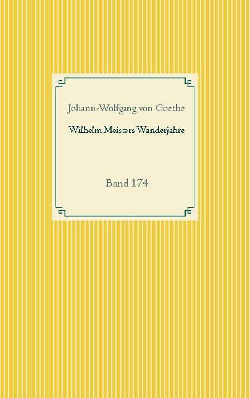 Wilhelm Meisters Wanderjahre