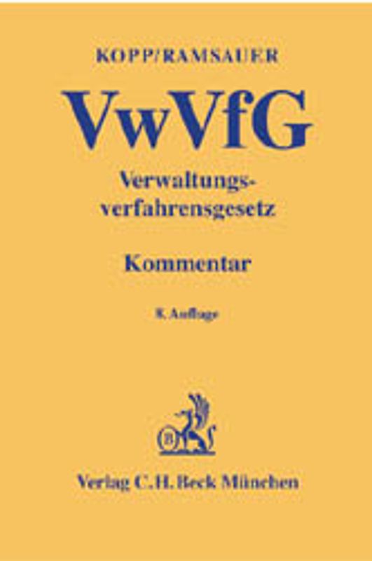 Verwaltungsverfahrensgesetz (VwVfG)