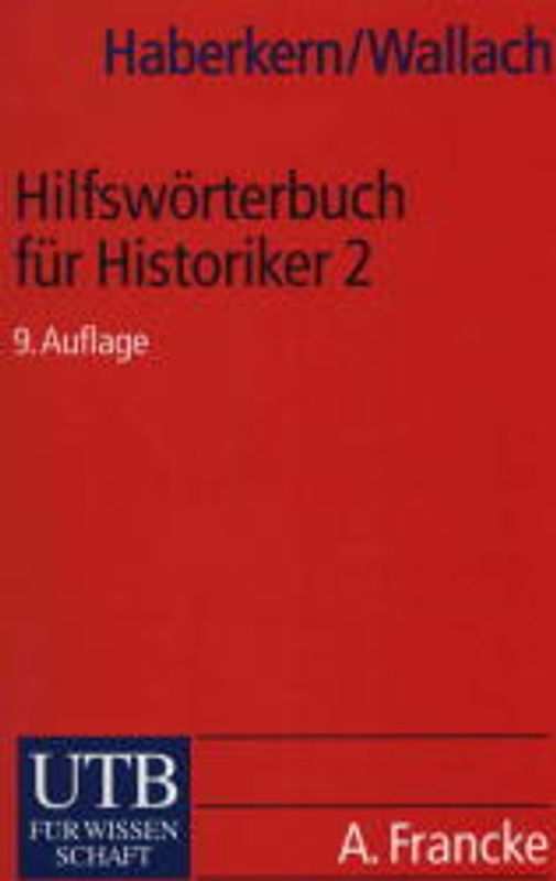 Hilfswörterbuch für Historiker 2