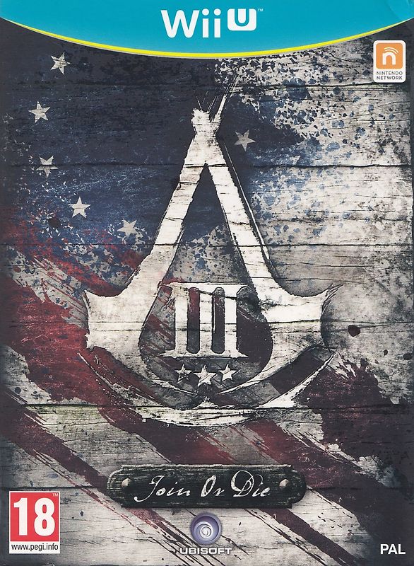 Assassin's Creed III [Join or Die Edition, inkl. Medaillon und George Washingtons Notizbuch, Internationale Version] Nintendo Wii U