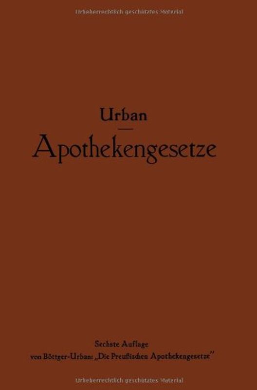 Apothekengesetze