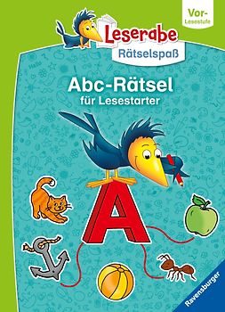 Ravensburger Leserabe Rätselspaß - Abc-Rätsel für Lesestarter - Vor-Lesestufe, Rätselbuch ab 5 Jahre