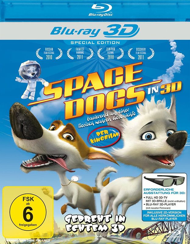 Space Dogs 3D (3D Blu-ray) Blu-ray Disc