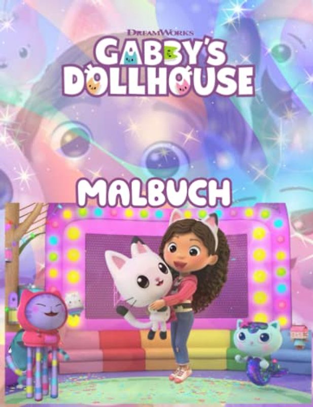 Malbuch gάββy's dθllhθusέ: Perfektes Geschenk für Fans mit 69 makellosen, hochwertigen Illustrationen von Charakteren zum Ausmalen.