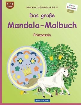 BROCKHAUSEN Malbuch Bd. 11 - Das große Mandala-Malbuch: Prinzessin