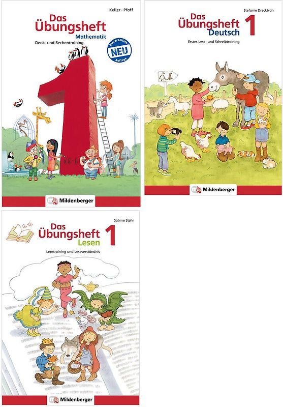 Sicher ins 2. Schuljahr – Paket: Rechnen – Schreiben – Lesen · Klasse 1